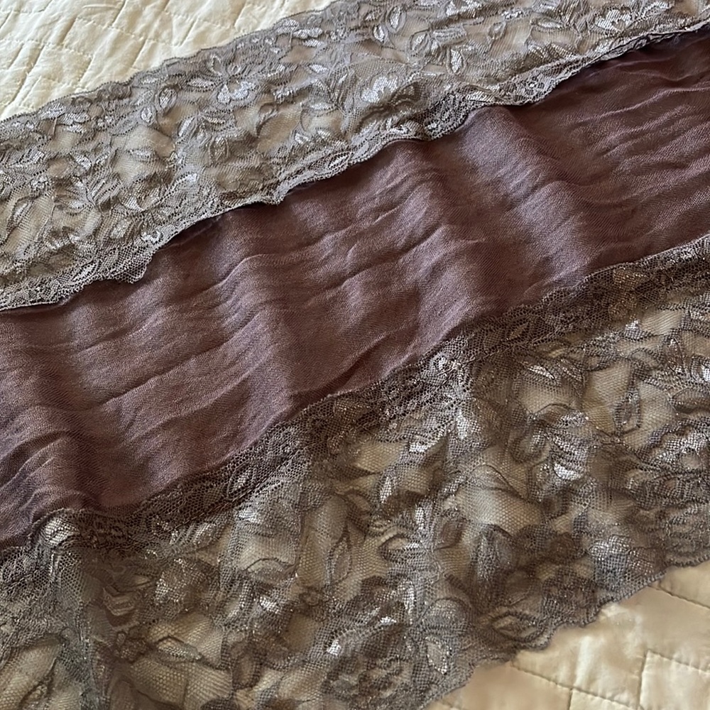 Gorgeous gray summer scarf
